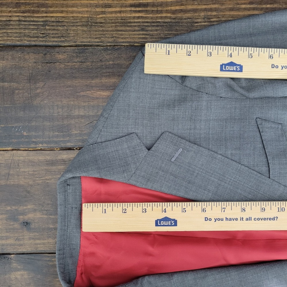 Suitsupply SIENNA Vitale Barberis Men's Sport Coat Blazer Two Button Gray 42L‎ - Picture 4 of 16